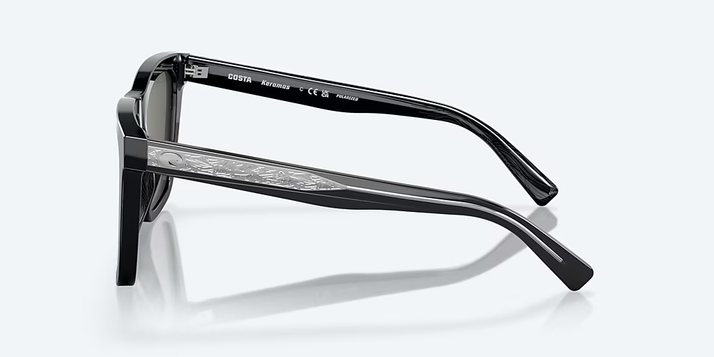 Costa Del Mar Kermis Polarized Sunglasses - Black with Grey