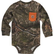 Carhartt Infant Boys Long Sleeve Camo Pocket Bodysuit