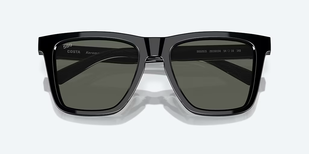 Costa Del Mar Kermis Polarized Sunglasses - Black with Grey