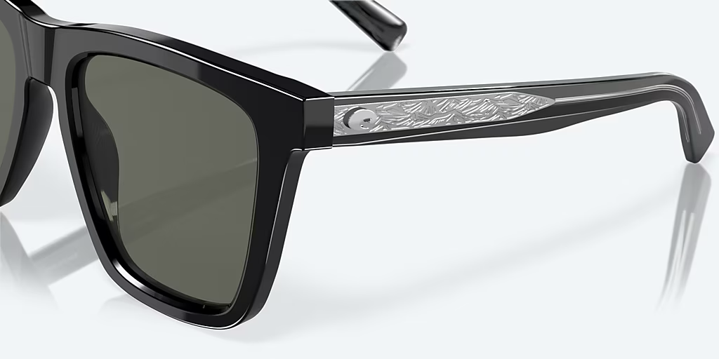 Costa Del Mar Kermis Polarized Sunglasses - Black with Grey