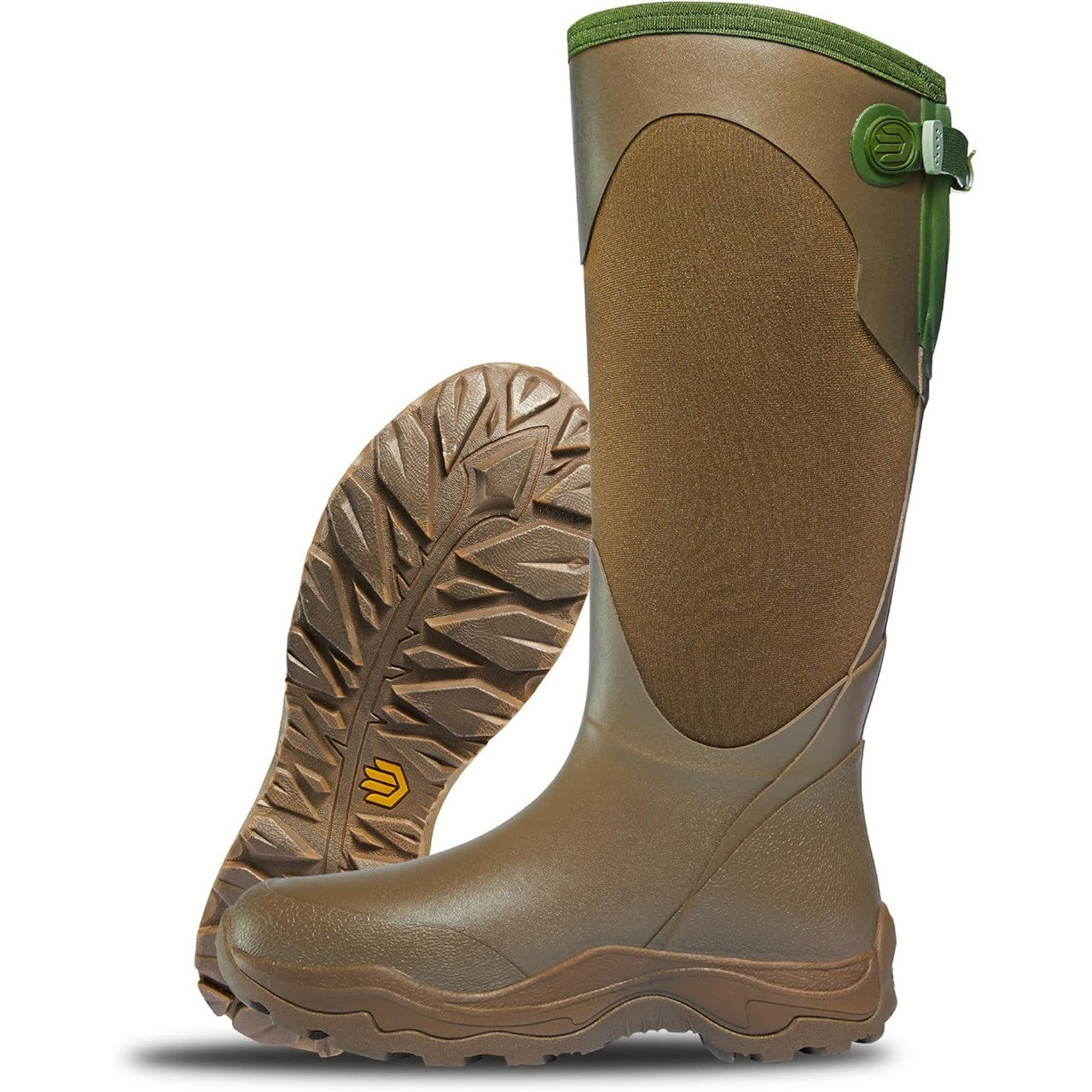LaCrosse Women’s Alpha Agility 15″ Brown/Green Snake Boots