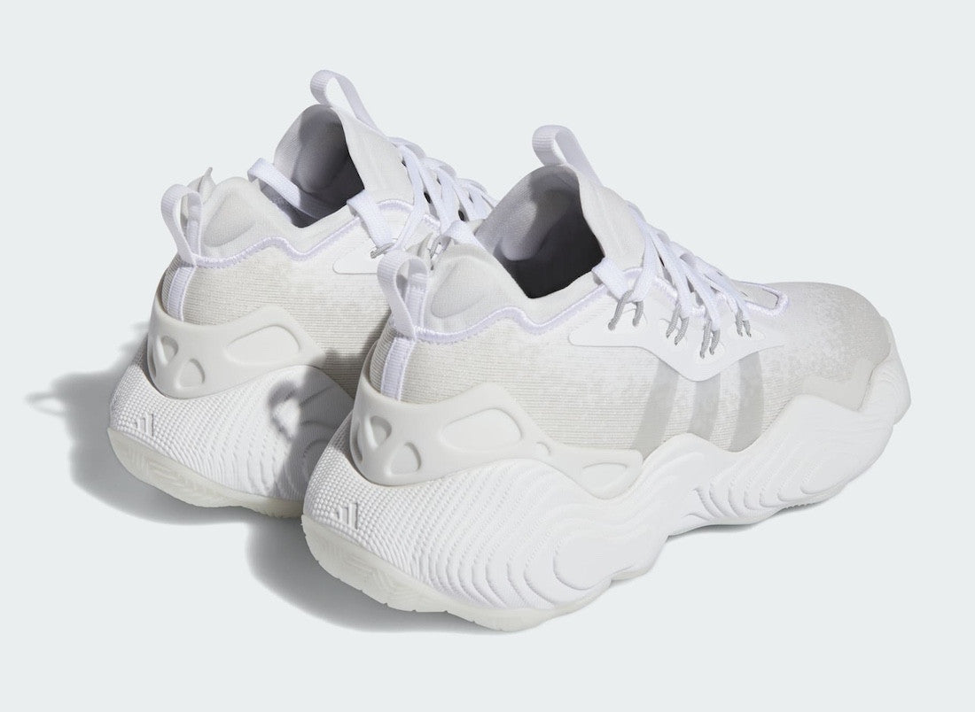 Adidas Trae Young 3 Basketball Shoes - White/Silver