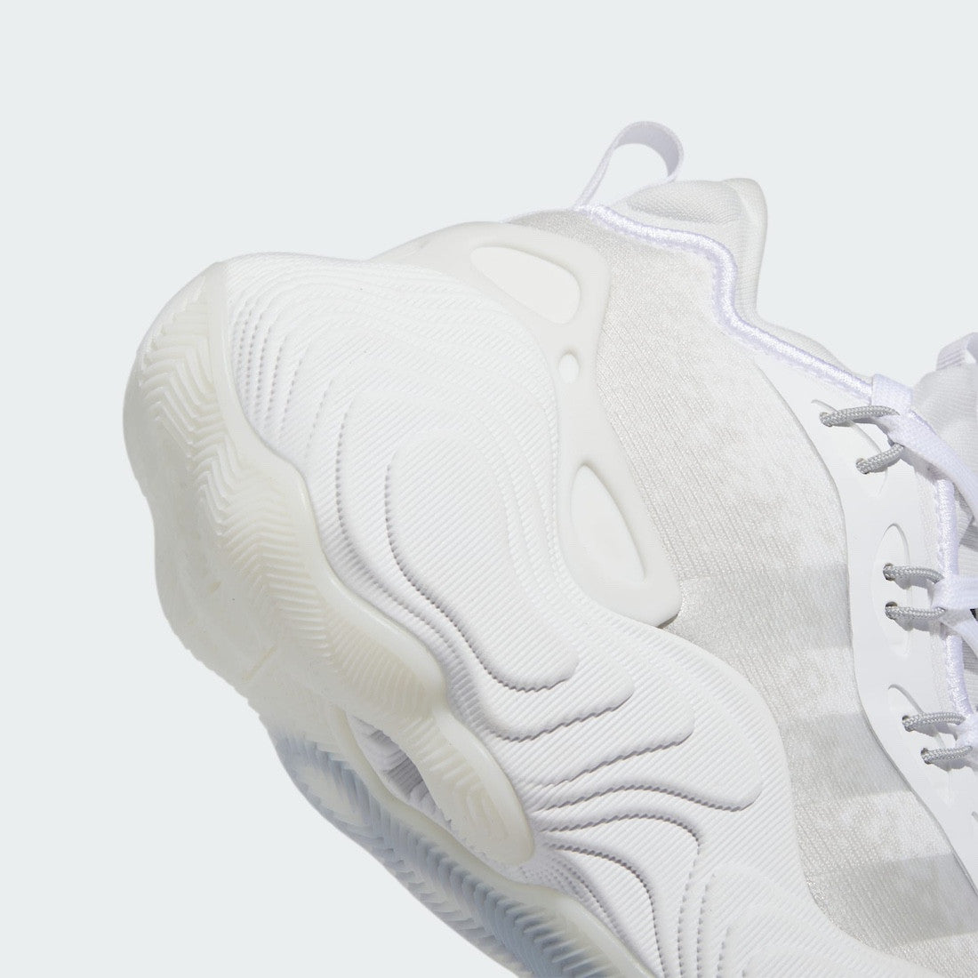 Adidas Trae Young 3 Basketball Shoes - White/Silver