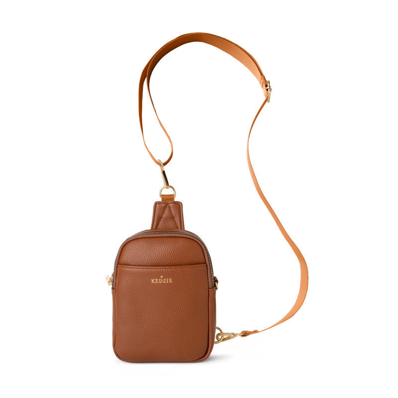 Kedzie Solstice Convertible Crossbody - Chestnut