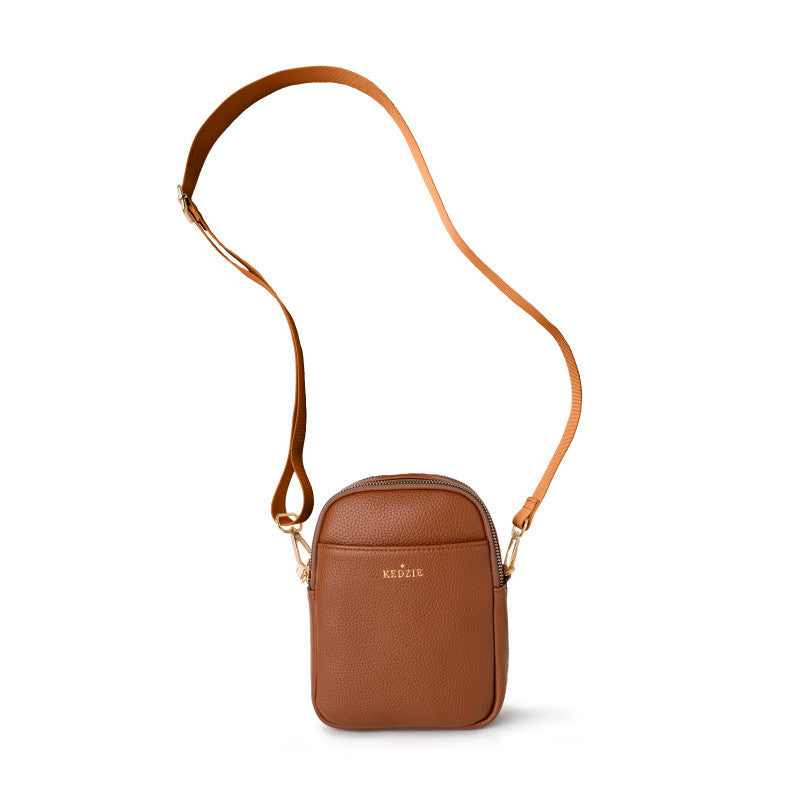 Kedzie Solstice Convertible Crossbody - Chestnut