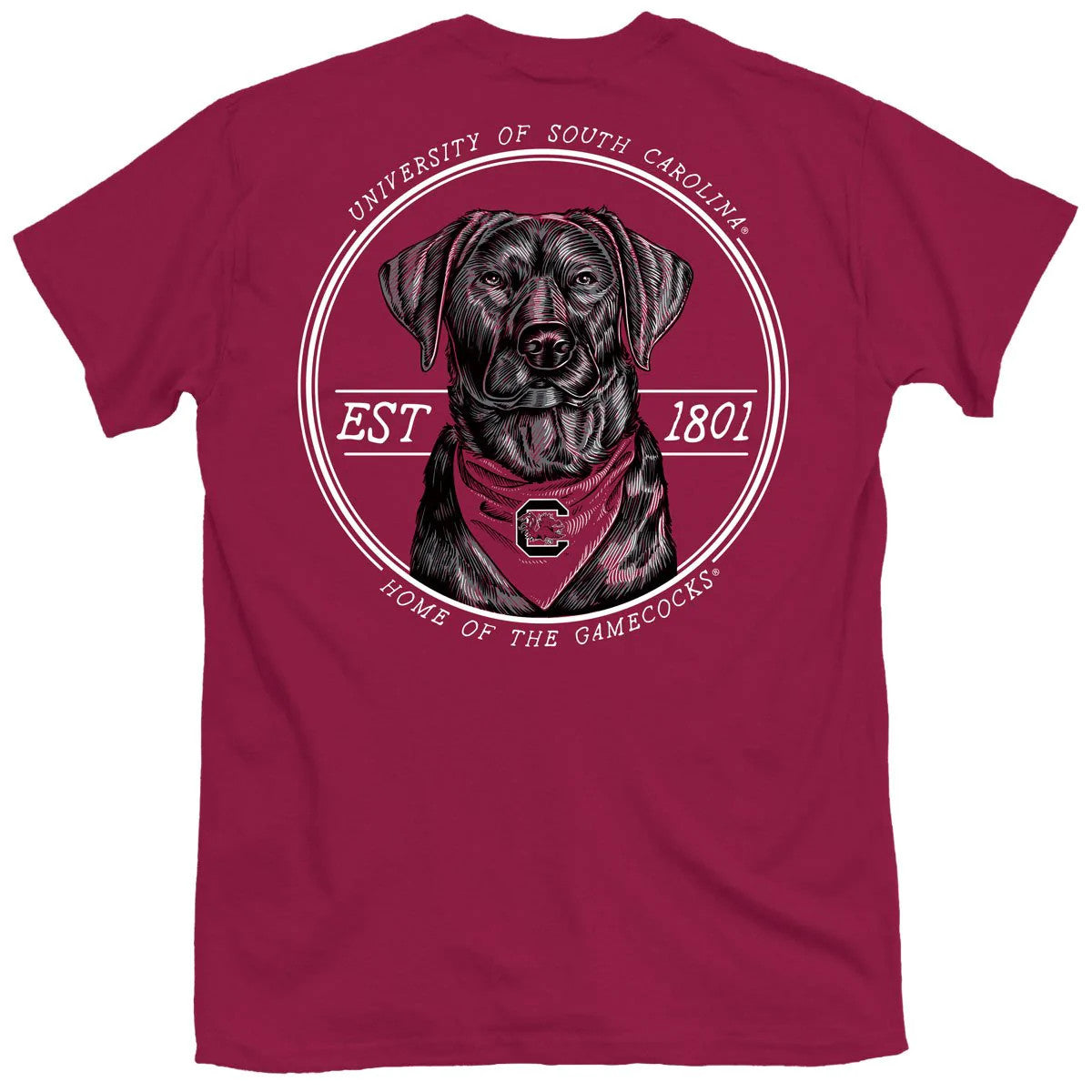 Palmetto Shirt Co. Gamecocks Bandana Lab T-Shirt