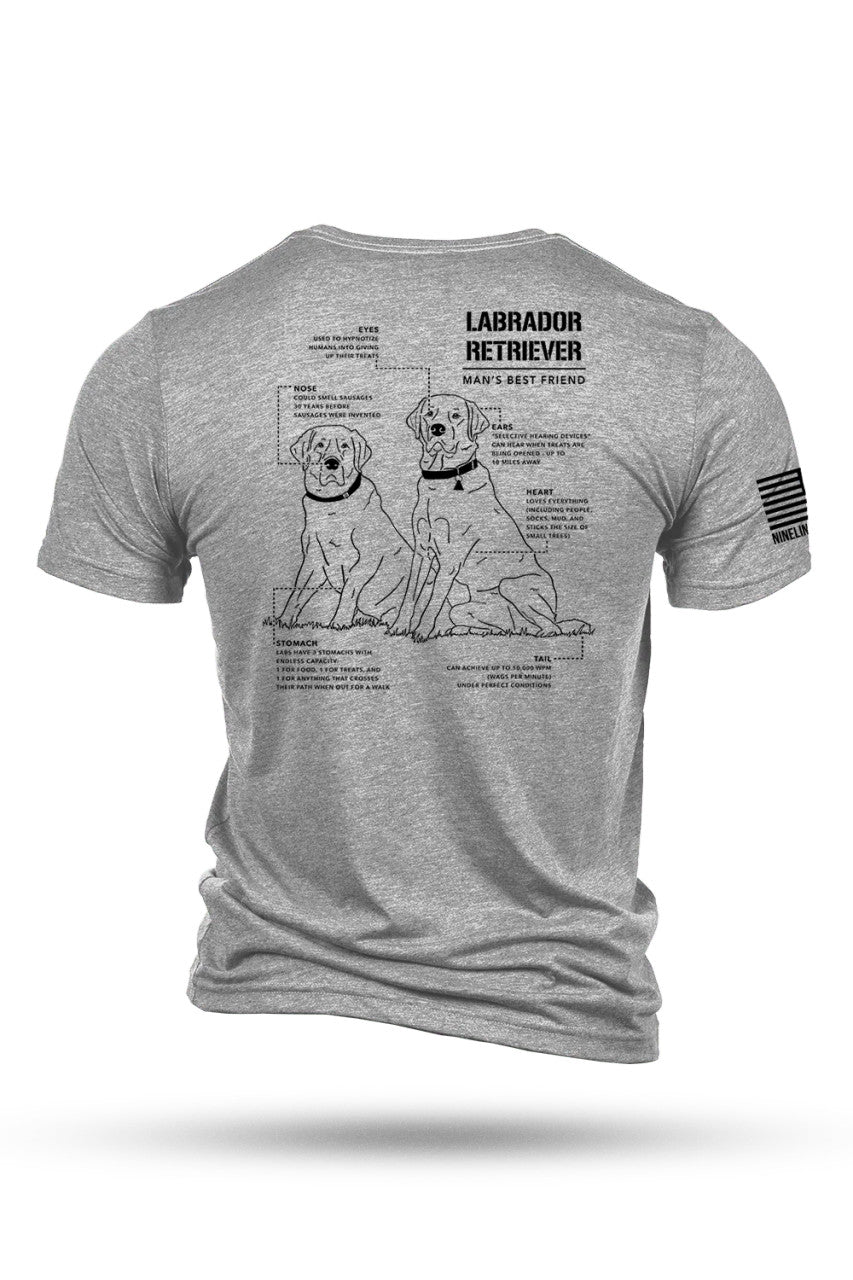 Nine Line Men's Labrador Schematic Tee