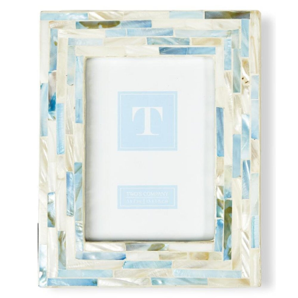 Two's Company Tiled Mop Photo Frame - 5x7
