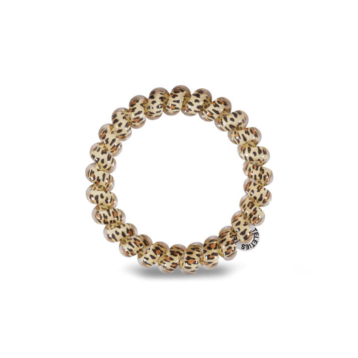 Teleties Leopard Large Hair Ties