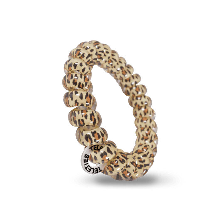 Teleties Leopard Large Hair Ties