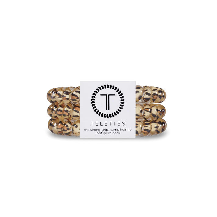 Teleties Leopard Small Hair Ties