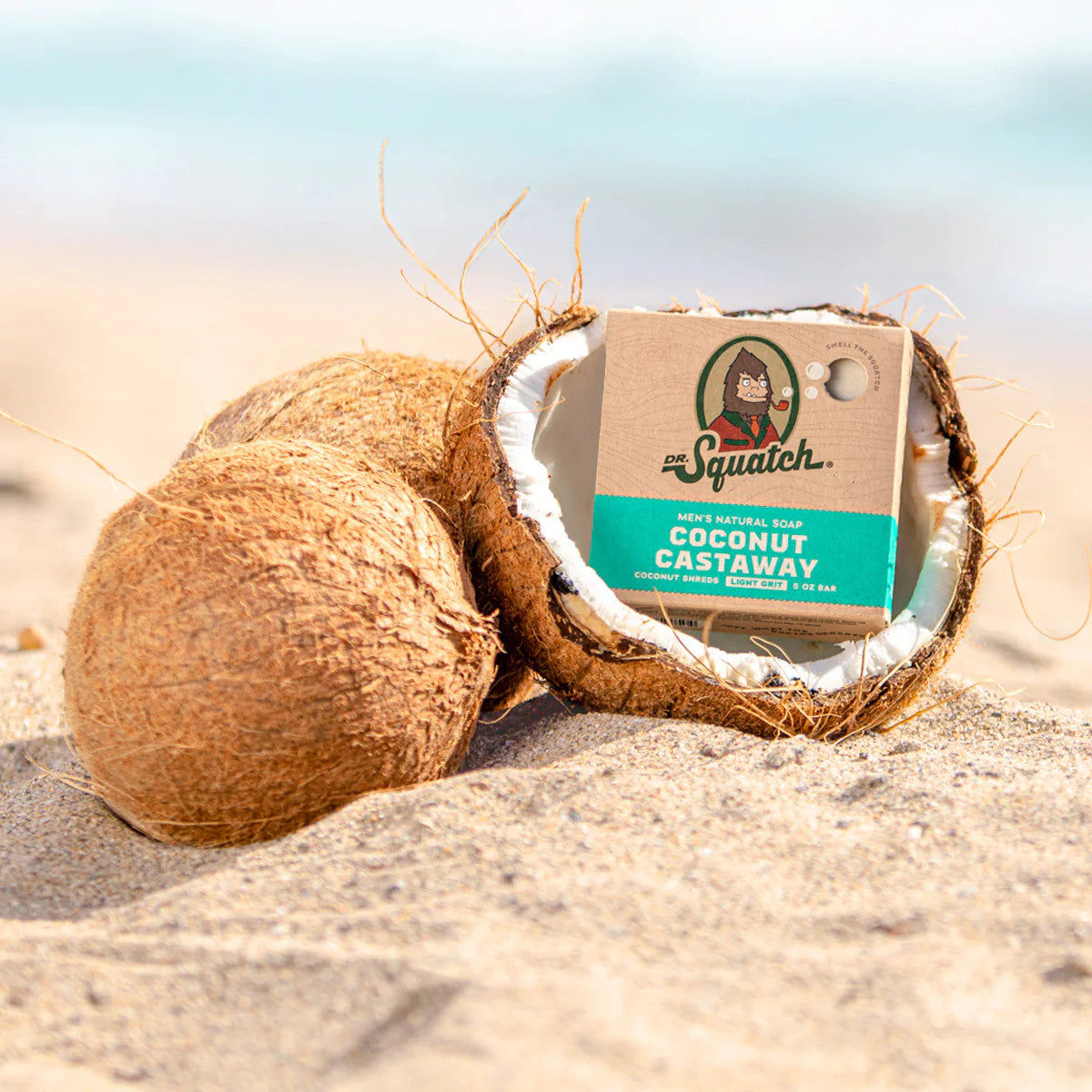 Dr. Squatch Coconut Castaway Bar Soap