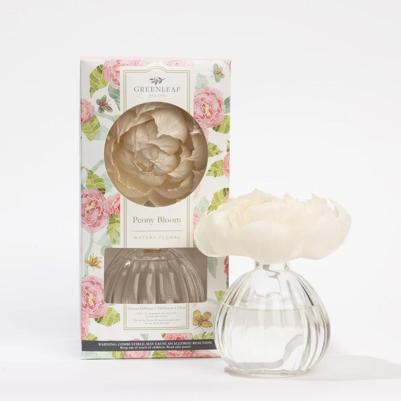 Greenleaf Peony Bloom Flower Diffuser