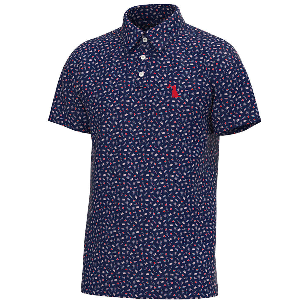 Local Boy Men's Dirty Myrtle Polo - Land of the Free