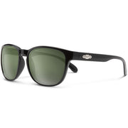 Suncloud Loveseat Sunglasses - Black with Polarized Gray-Green