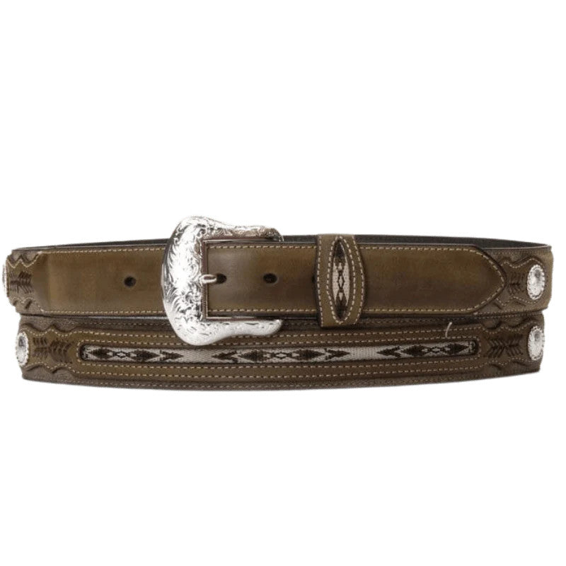 Nocona Men's Brown Top Western Belt