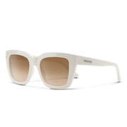 Suncloud Marion Polarized Sunglasses – Ivory/Brown Gradient
