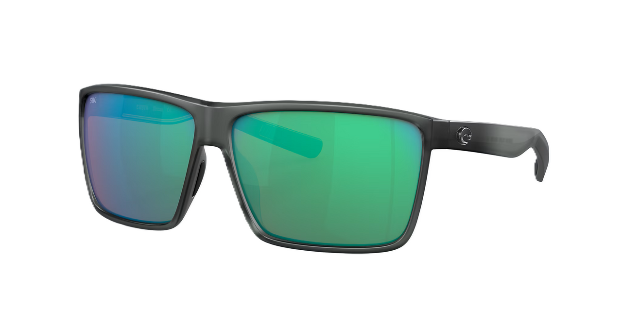 Costa Del Mar Rincon 156 Polarized Sunglasses Matte Crystal with Green Mirror 580G Glass Lenses