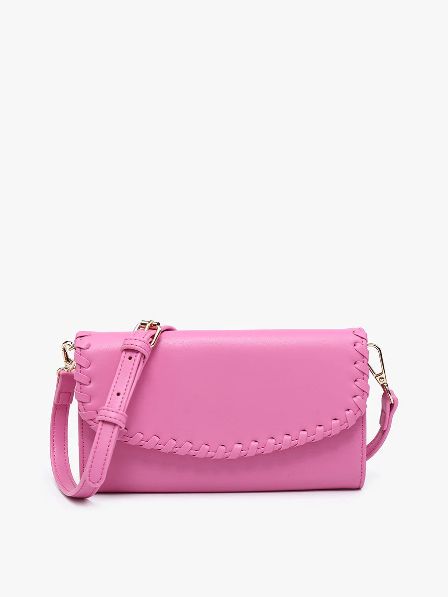 Jen & Co. Kyle Crossbody Wallet - Bubblegum