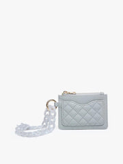 Jen & Co. Rhodes Quilted Wallet - Grey