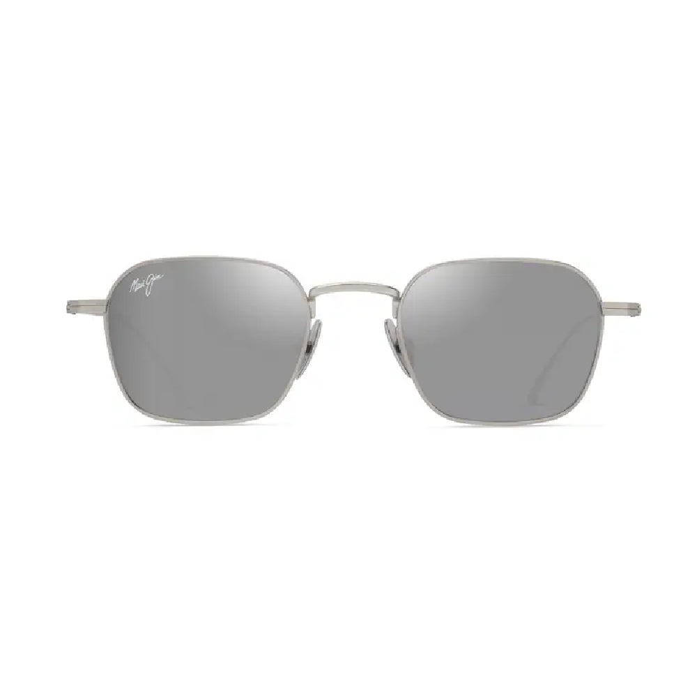 Maui Jim Mekala Polarized Sunglasses – Matte Silver Frame
