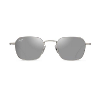 Maui Jim Mekala Polarized Sunglasses – Matte Silver Frame