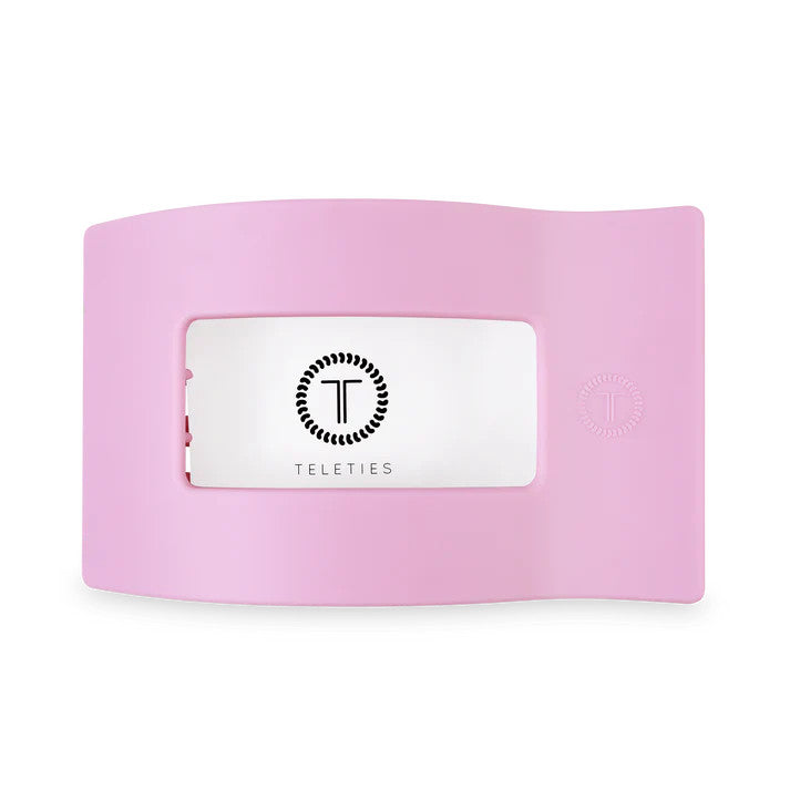 Teleties Merry Pinkmas Large Flat Rectangle Hair Clip