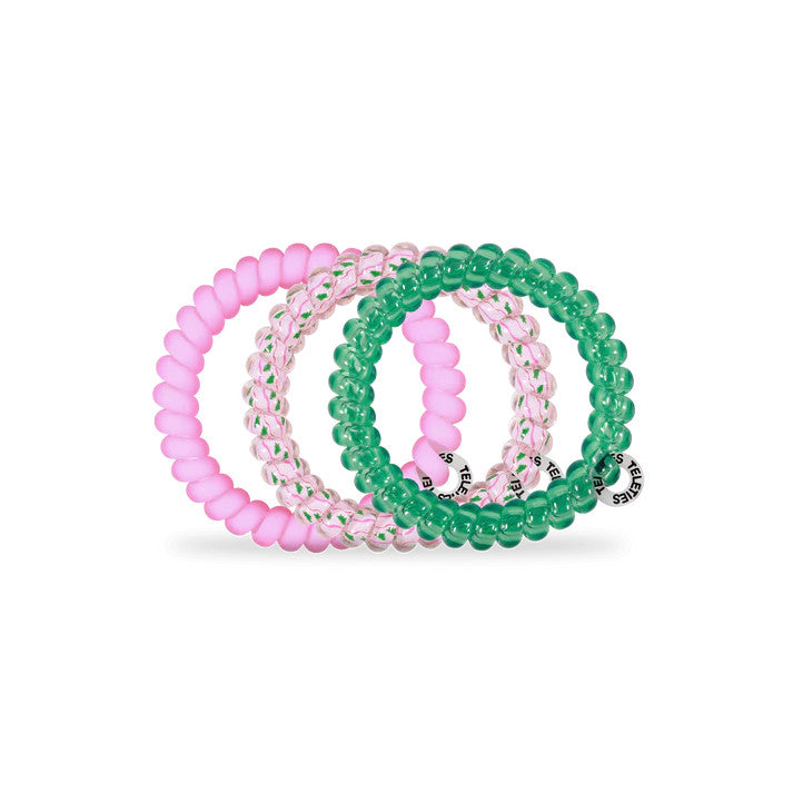 Teleties Merry Pinkmas Small Hair Ties