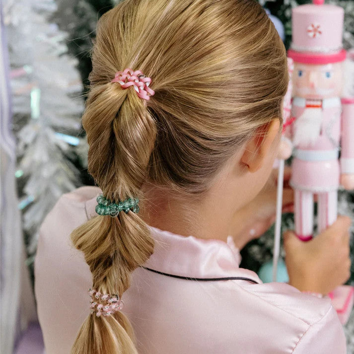 Teleties Merry Pinkmas Small Hair Ties