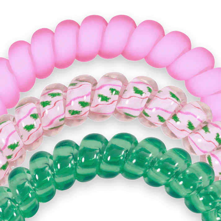 Teleties Merry Pinkmas Small Hair Ties