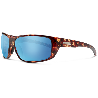Suncloud Milestone Sunglasses - Tortoise with Polarized Aqua Mirror