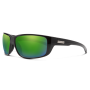 Suncloud Milestone Polarized Sunglasses - Black/Green Mirror