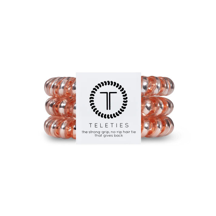 Teleties Millennial Pink Large Hair Ties