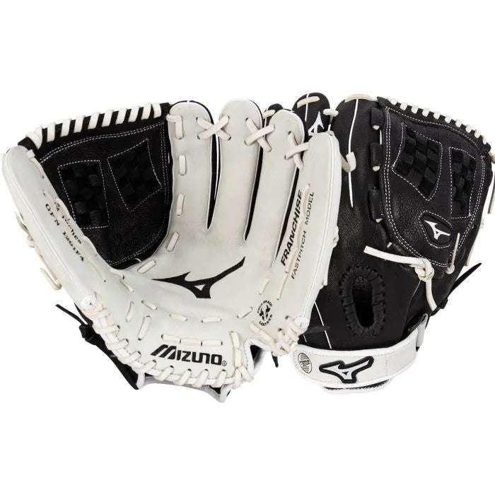 Mizuno Franchise GFN1201F4 12" Fastpitch Softball Glove – Black/White