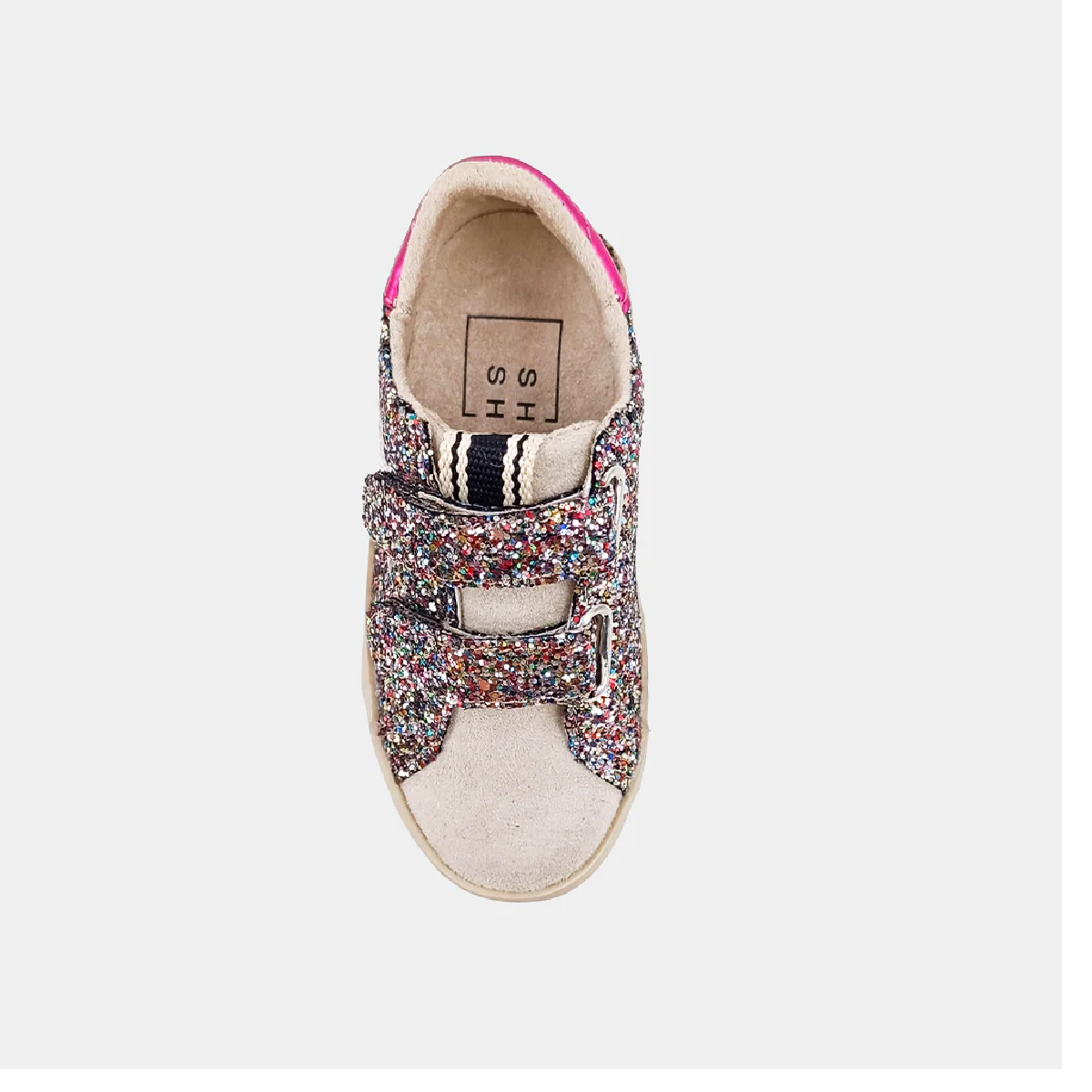 Shu Shop Girls' Sunny Mini Sneakers - Multi-Sparkle