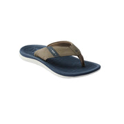 Reef Kids Santa Ana Navy/Khaki Flip-Flops for Youth