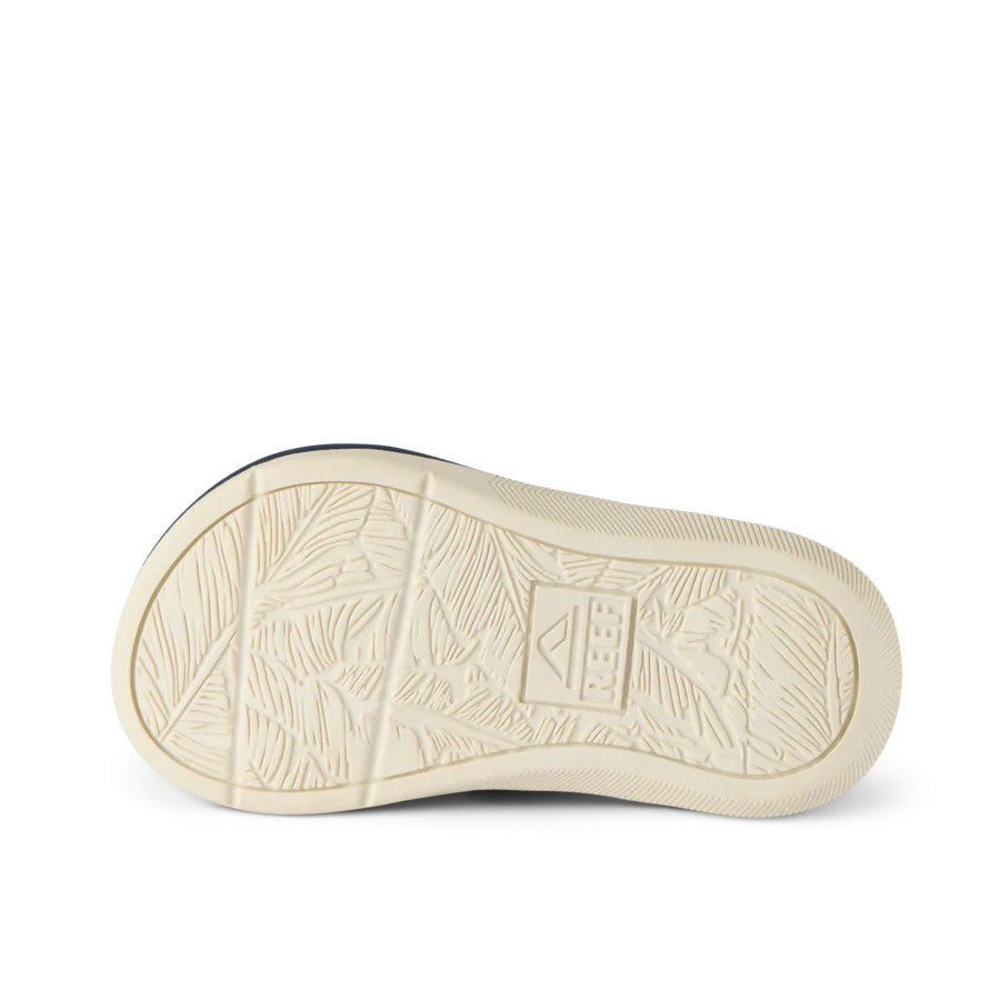 Reef Little Santa Ana Navy/Khaki Flip-Flops for Toddlers