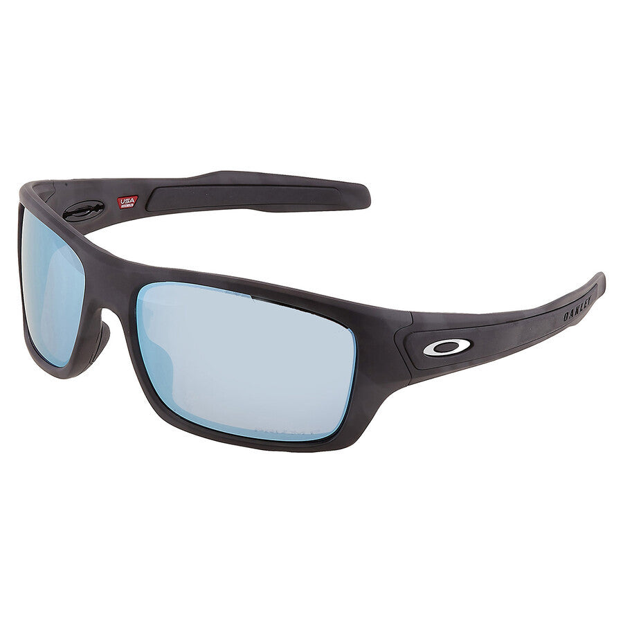 Oakley Turbine Sunglasses – Matte Black Camo/Prizm Deep Water