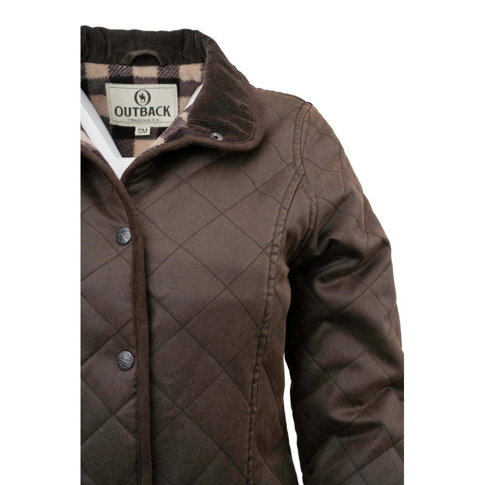 Outback Trading Co. Women's Canyonland Barn Jacket - Brown