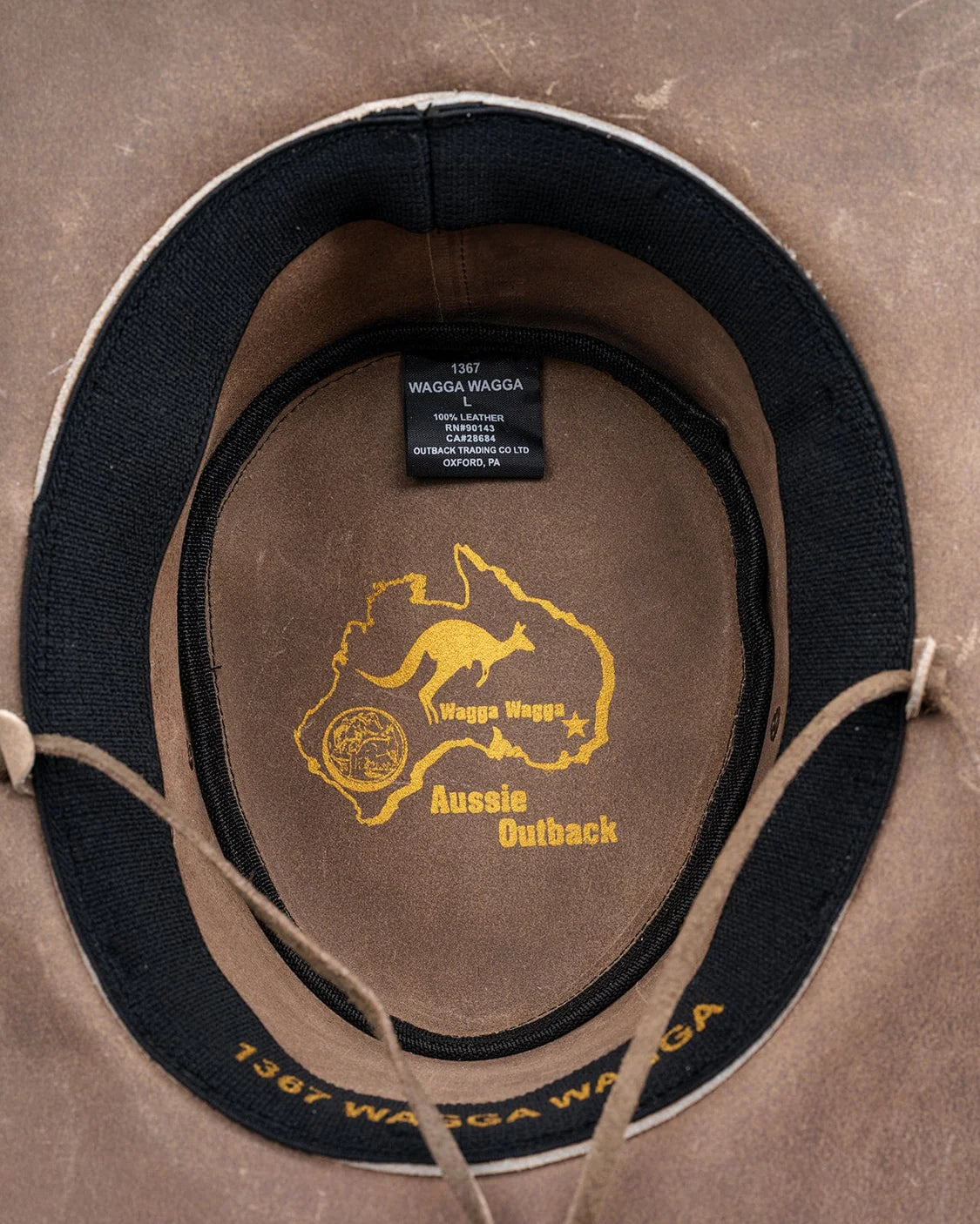 Outback Trading Co. Wagga Wagga Leather Hat