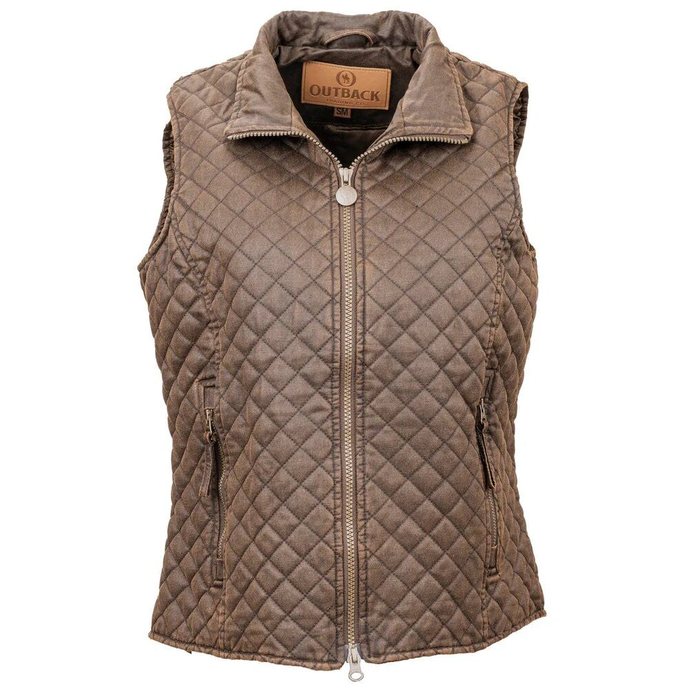 Outback Trading Co. Women's Brisbane Vest - Brown