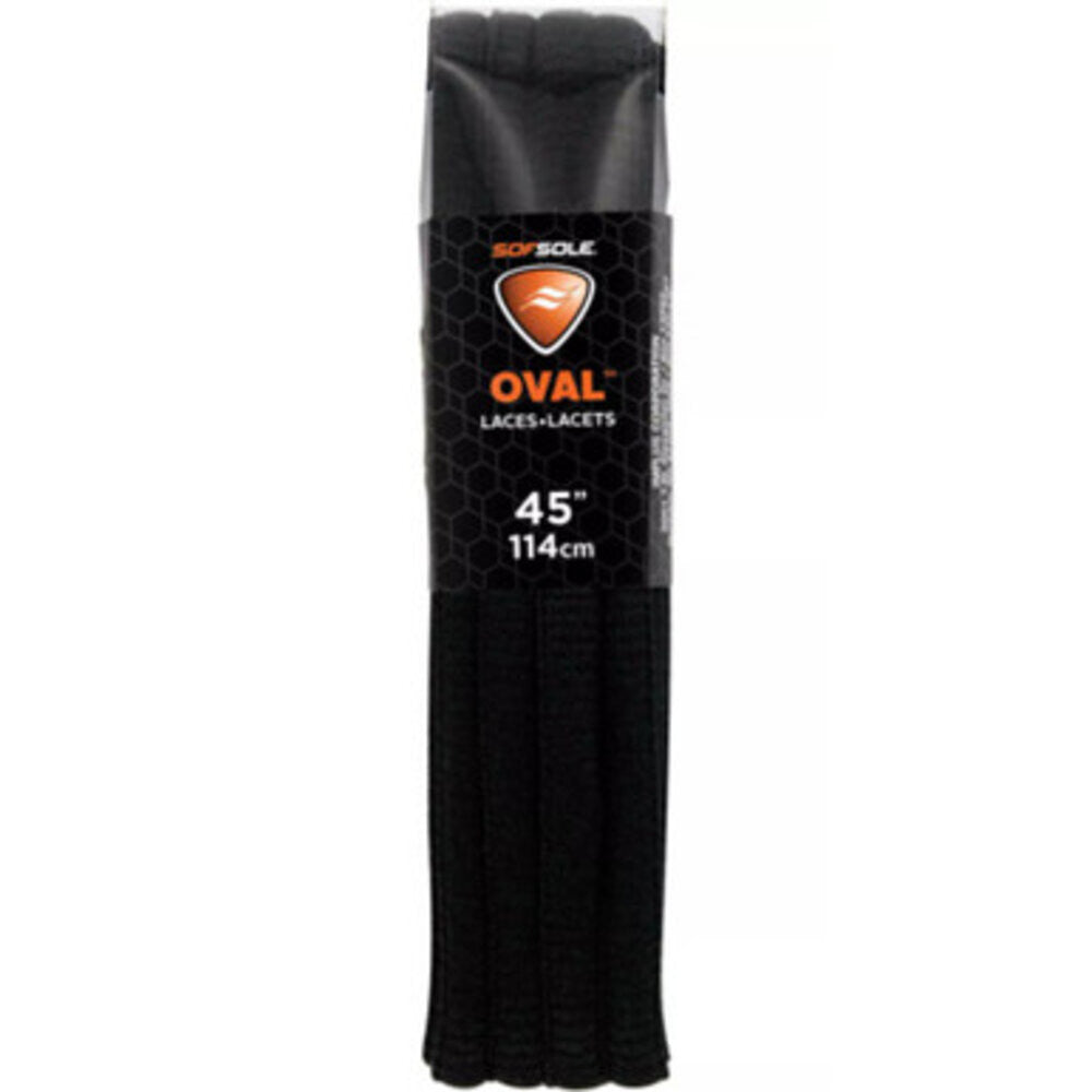 Sof Sole 45-Inch Black Athletic Oval Laces