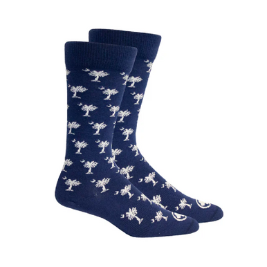 Brown Dog Palmetto Socks - Insignia Blue