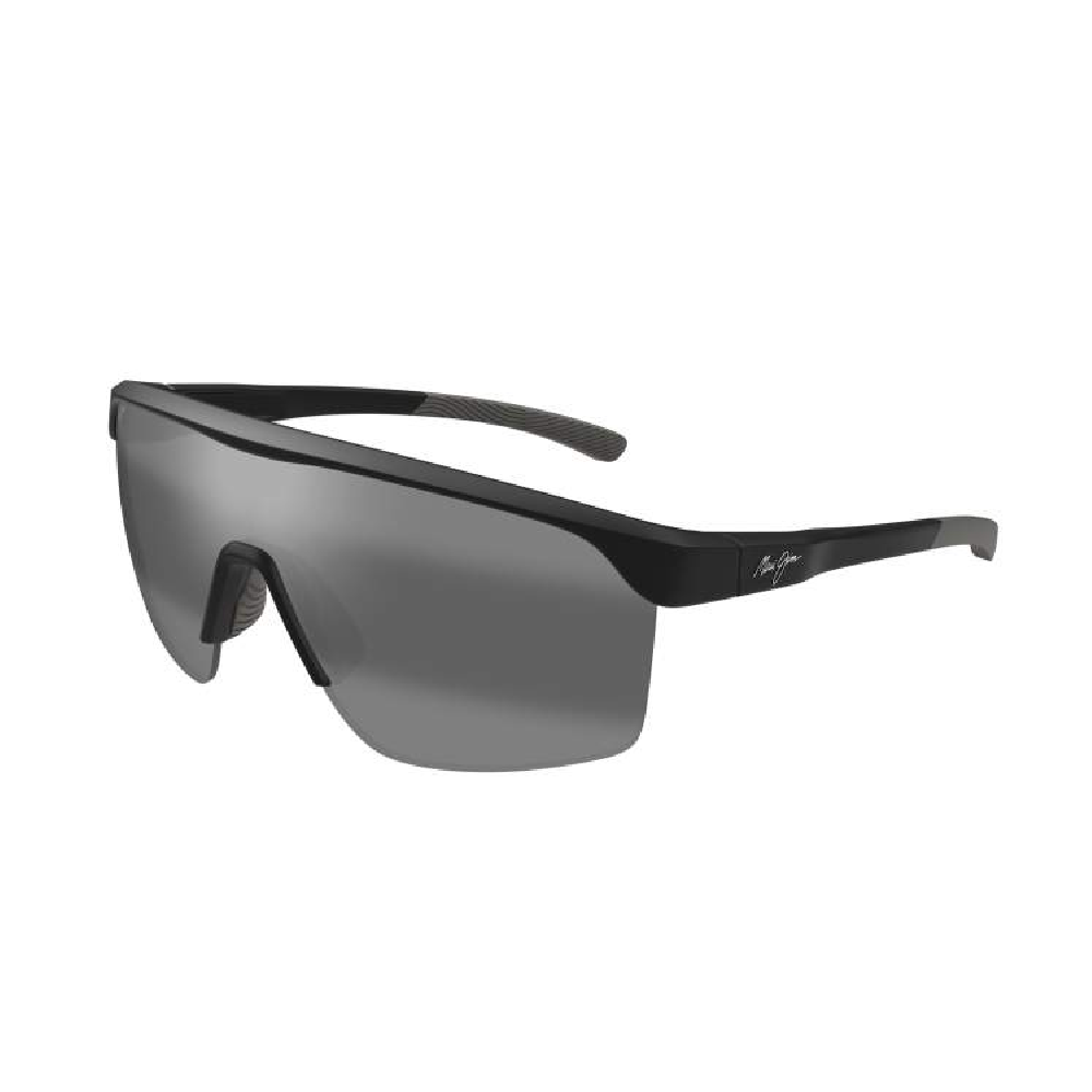 Maui Jim Paluna Polarized Shield Sunglasses – Matte Black