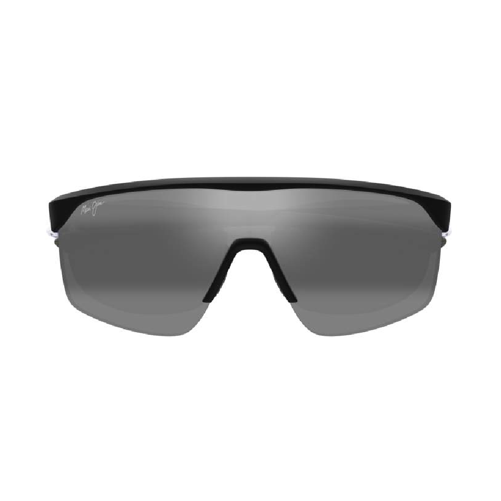 Maui Jim Paluna Polarized Shield Sunglasses – Matte Black