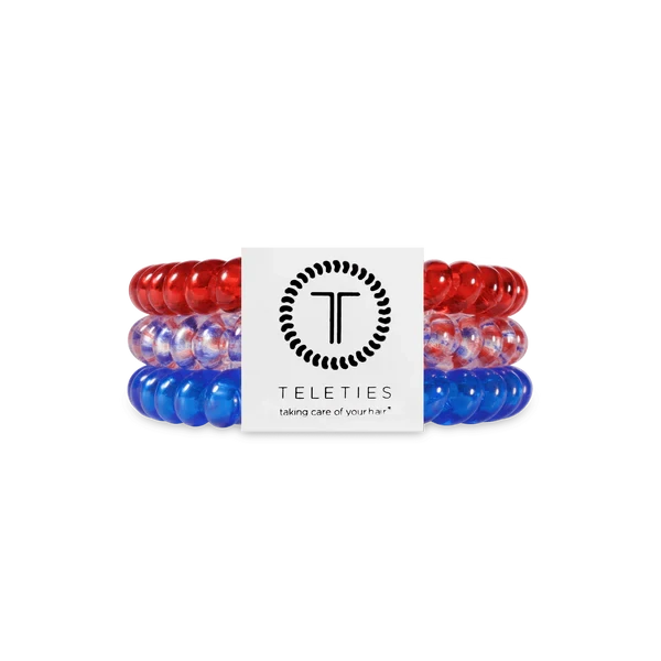 Teleties Patriot Pop Small Hair Ties