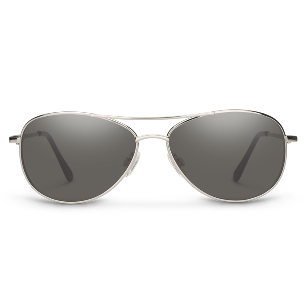 Suncloud Patrol Polarized Sunglasses - Silver/Polar Grey