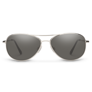 Suncloud Patrol Polarized Sunglasses - Silver/Polar Grey