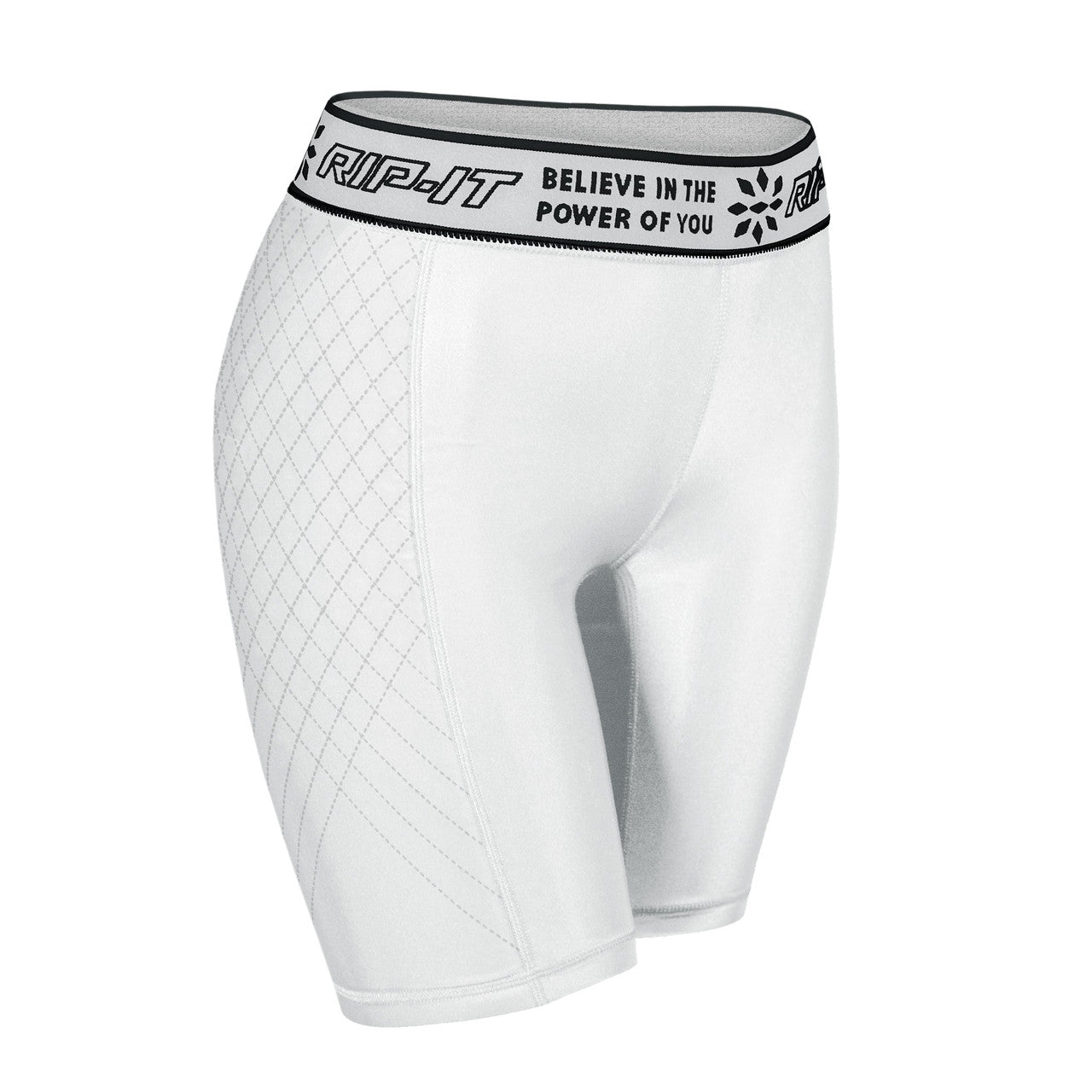 Rip-It Period Protection Softball Sliding Shorts Pro - White