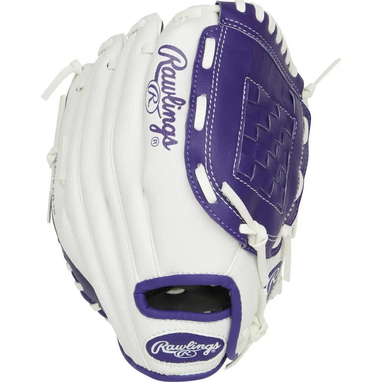 Rawlings Players Series 10" Youth Baseball Glove – Purple - Right Hand Throw